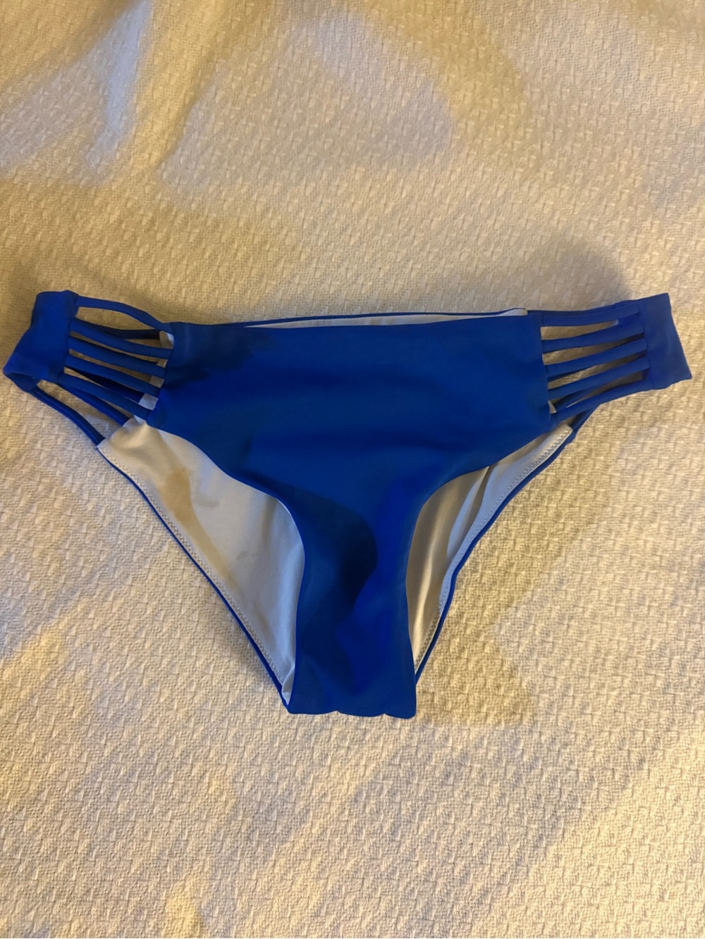 Victoria's Secret Cobalt Blue Strappy Side Bikini Bottom - Women